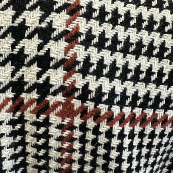 Ann Taylor Plaid Chesterfield Tweed Coat in houndstooth Size Medium NWT - Picture 12 of 16